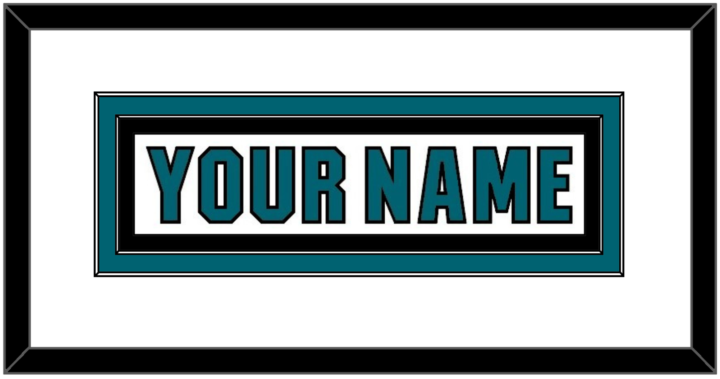 San Jose Nameplate - Road White (2017-2022) - Signature Tier 1