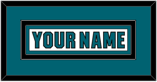 San Jose Nameplate - Road White (2017-2022) - Signature Tier 3