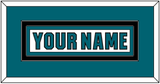 San Jose Nameplate - Road White (2017-2022) - Double Mat 3