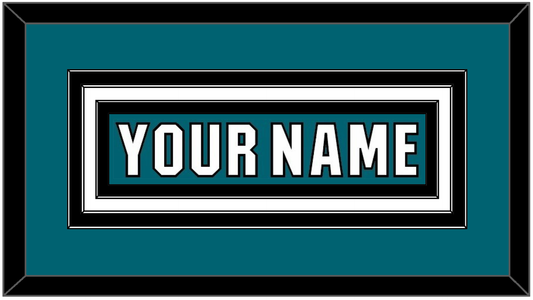 San Jose Nameplate - Home Teal (2017-2022) - Premier Tier 2