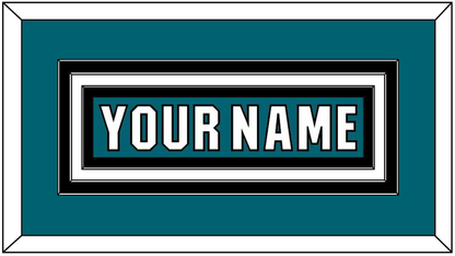 San Jose Nameplate - Home Teal (2017-2022) - Premier Tier 2