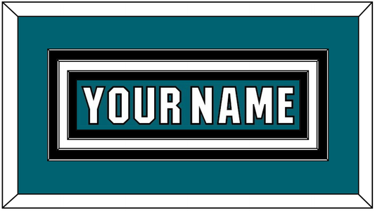 San Jose Nameplate - Home Teal (2017-2022) - Premier Tier 2