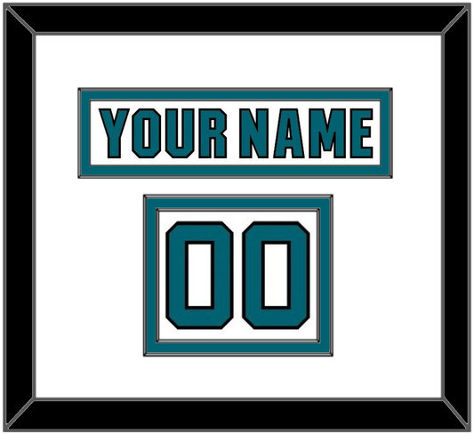 San Jose Nameplate & Number (Shoulder) - Road White (2017-2022) - Signature Tier 1