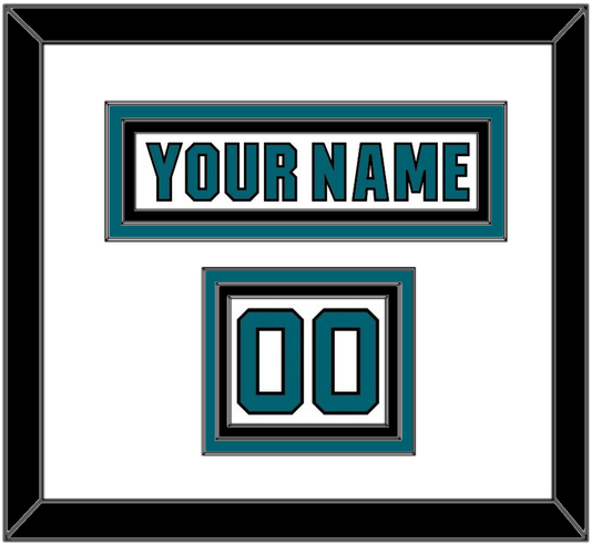 San Jose Nameplate & Number (Shoulder) - Road White (2017-2022) - Premier Tier 1