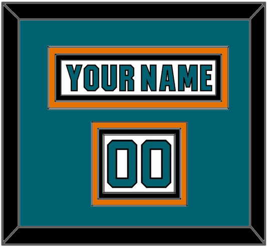 San Jose Nameplate & Number (Shoulder) - Road White (2017-2022) - Premier Tier 2