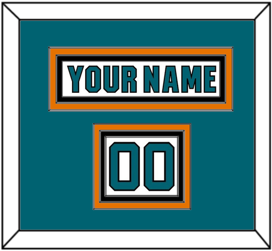 San Jose Nameplate & Number (Shoulder) - Road White (2017-2022) - Premier Tier 2