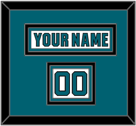 San Jose Nameplate & Number (Shoulder) - Road White (2017-2022) - Premier Tier 3