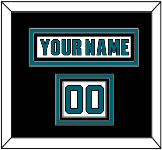 San Jose Nameplate & Number (Shoulder) - Road White (2017-2022) - Premier Tier 4