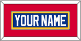 St. Louis Nameplate - Road Blue (1995-1998) - Single Mat 2