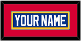 St. Louis Nameplate - Road Blue (1995-1998) - Single Mat 2