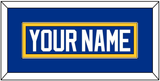 St. Louis Nameplate - Road Blue (1995-1998) - Single Mat 3
