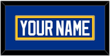 St. Louis Nameplate - Road Blue (1995-1998) - Single Mat 3