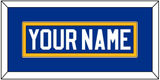 St. Louis Nameplate - Road Blue (1987-1992) - Single Mat 2