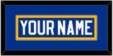 St. Louis Nameplate - Road Blue (1987-1992) - Single Mat 2