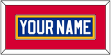 St. Louis Nameplate - Road Blue (1987-1992) - Single Mat 3
