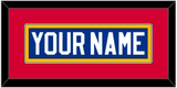 St. Louis Nameplate - Road Blue (1987-1992) - Single Mat 3