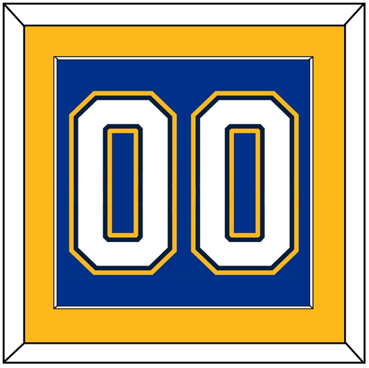 St. Louis Number (Back) - Alternate Blue - Essential Tier 2
