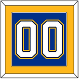 St. Louis Number (Back) - Home Blue (2017-2025) - Single Mat 2