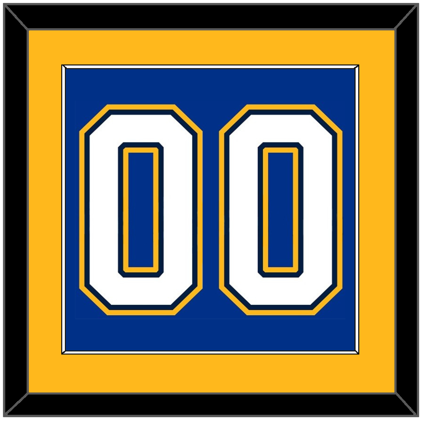 St. Louis Number (Back) - Alternate Blue - Essential Tier 2