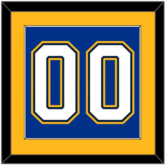 St. Louis Number (Back) - Alternate Blue - Essential Tier 2