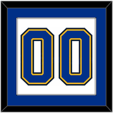 St. Louis Number (Back) - Home/Road White (1998-2007) - Single Mat 1