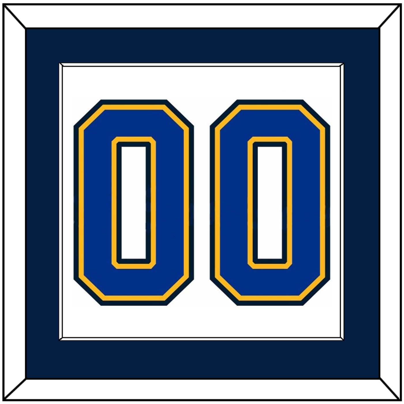 St. Louis Number (Back) - Road White (2017-2025) - Essential Tier 2
