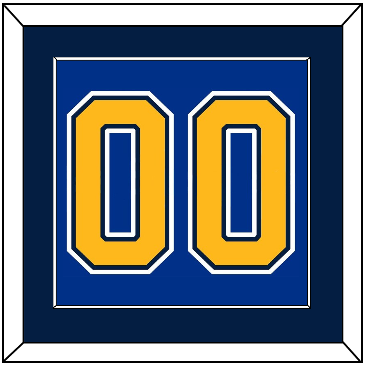 St. Louis Number (Back) - Home Blue (2007-2014) - Essential Tier 3