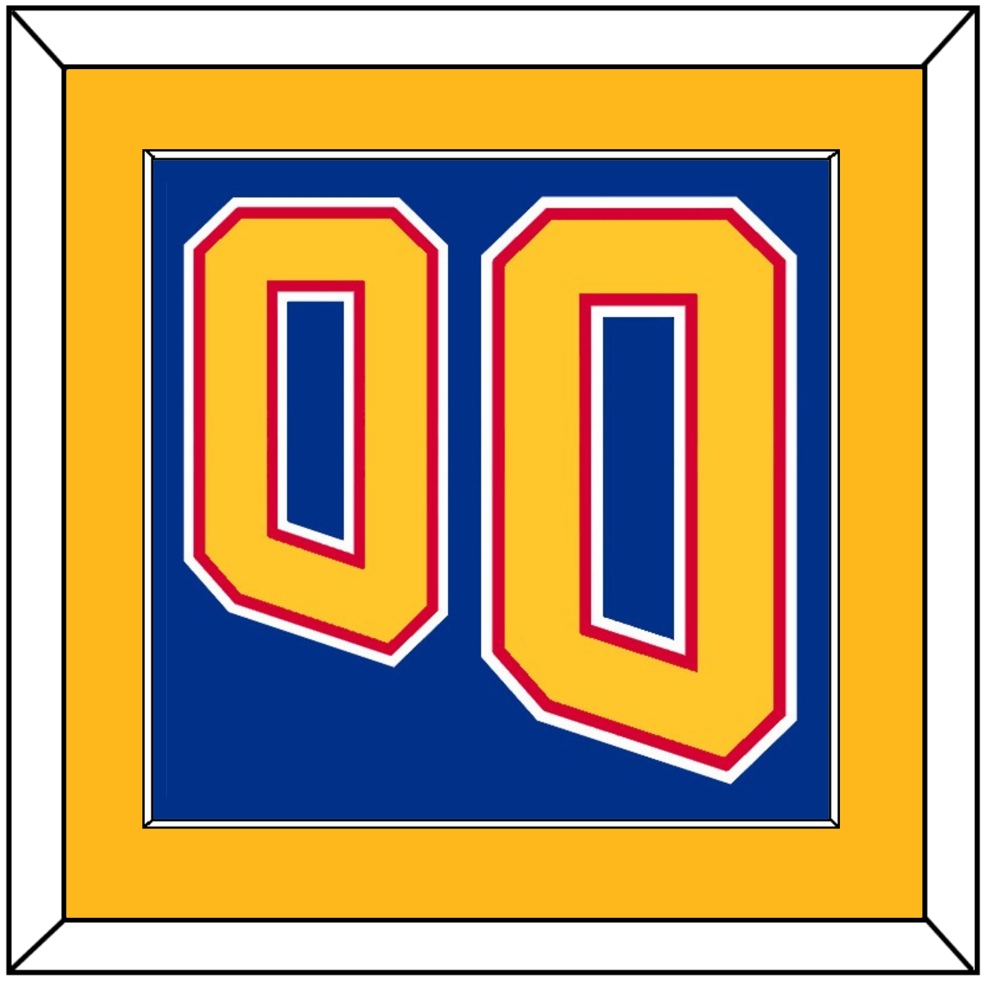St. Louis Number (Back) - Road Blue (1995-1998) - Essential Tier 2