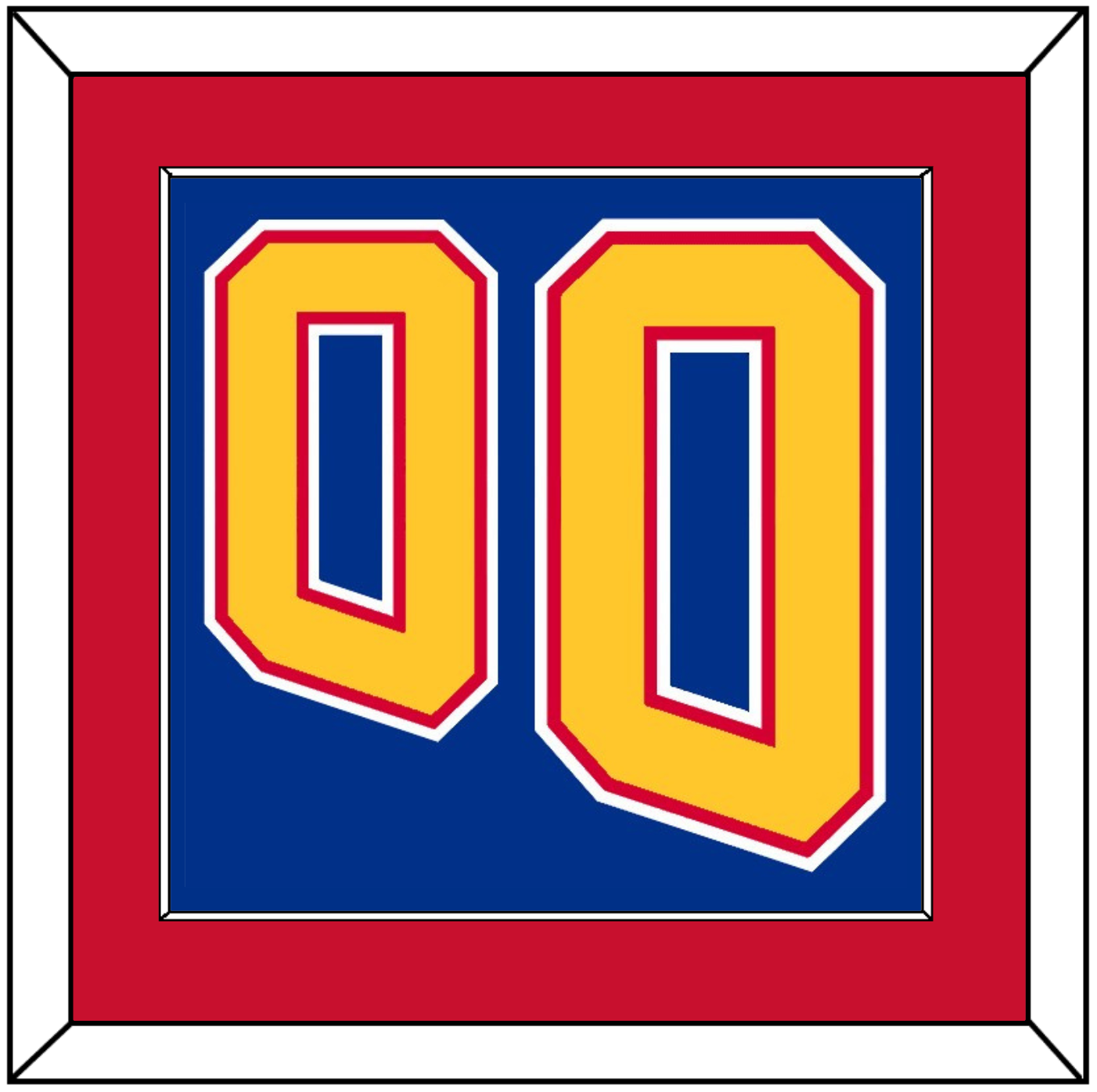 St. Louis Number (Back) - Road Blue (1995-1998) - Essential Tier 3