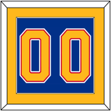 St. Louis Number (Back) - Road Blue (1992-1995) - Single Mat 2