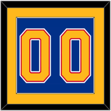 St. Louis Number (Back) - Road Blue (1992-1995) - Single Mat 2