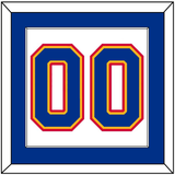 St. Louis Number (Back) - Home White (1985-1987) - Single Mat 1