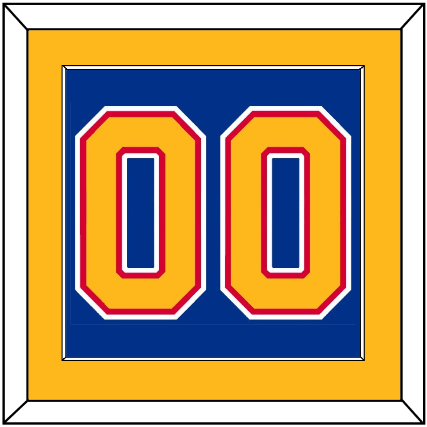 St. Louis Number (Back) - Road Blue (1985-1987) - Essential Tier 2