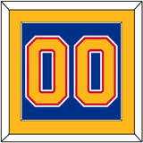 St. Louis Number (Back) - Road Blue (1985-1987) - Single Mat 2