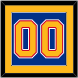 St. Louis Number (Back) - Road Blue (1985-1987) - Single Mat 2