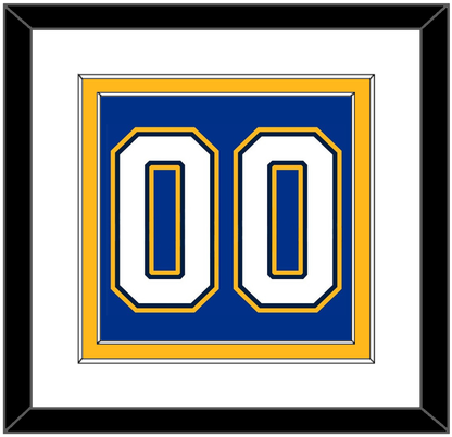 St. Louis Number (Back) - Home Blue (2017-2025) - Signature Tier 1