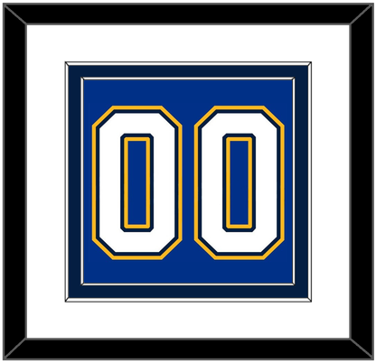 St. Louis Number (Back) - Alternate Blue - Signature Tier 2