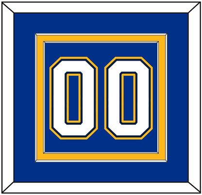 St. Louis Number (Back) - Home Blue (2017-2025) - Signature Tier 3