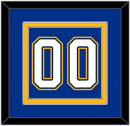 St. Louis Number (Back) - Home Blue (2017-2025) - Signature Tier 3