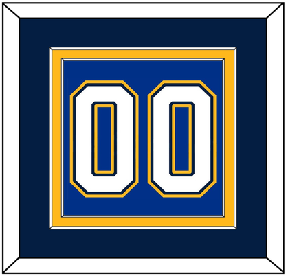 St. Louis Number (Back) - Home Blue (2017-2025) - Signature Tier 4