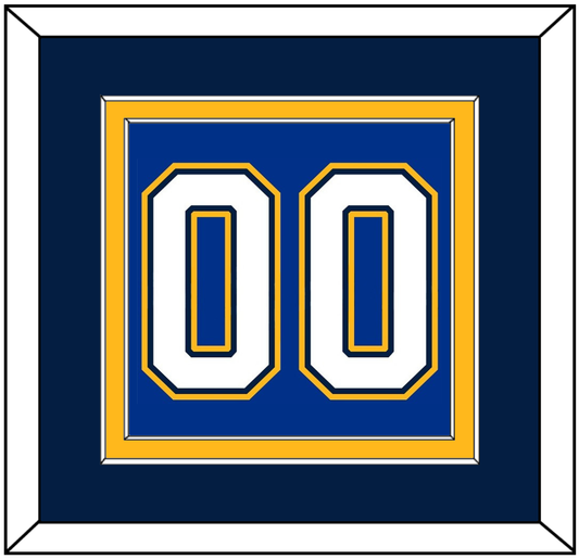 St. Louis Number (Back) - Alternate Blue - Signature Tier 4