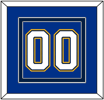 St. Louis Number (Back) - Home Blue (2017-2025) - Signature Tier 5