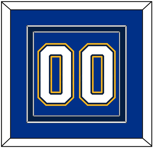 St. Louis Number (Back) - Alternate Blue - Signature Tier 5