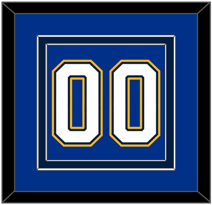 St. Louis Number (Back) - Home Blue (2017-2025) - Signature Tier 5