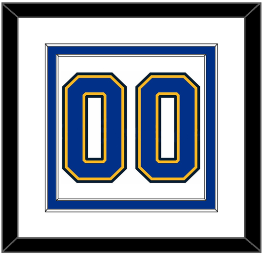 St. Louis Number (Back) - Road White (2017-2025) - Signature Tier 1