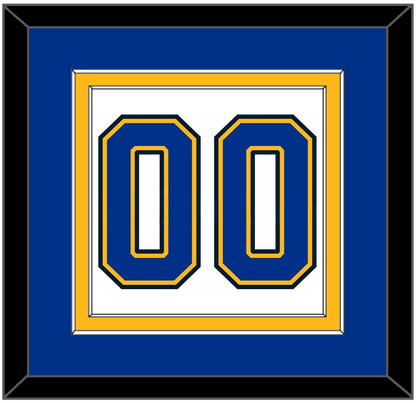 St. Louis Number (Back) - Road White (2017-2025) - Signature Tier 3