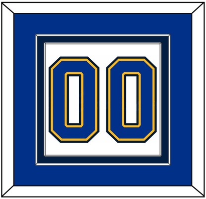 St. Louis Number (Back) - Road White (2007-2014) - Signature Tier 4