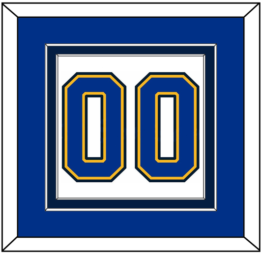 St. Louis Number (Back) - Road White (2017-2025) - Signature Tier 4