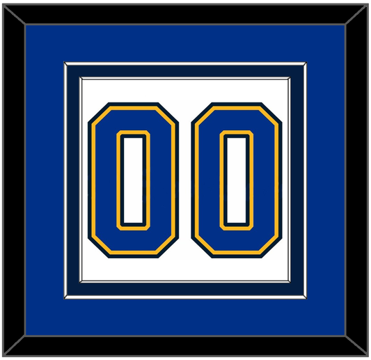 St. Louis Number (Back) - Road White (2017-2025) - Signature Tier 4