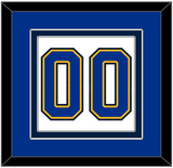 St. Louis Number (Back) - Home/Road White (1998-2007) - Double Mat 4